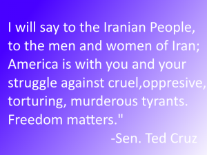 Sen. Ted Cruz Speaks at the Senate Iran Briefing